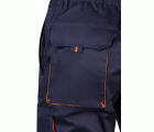 103007.BERMUDA BICOLOR AZUL MARINO/NARANJA 34