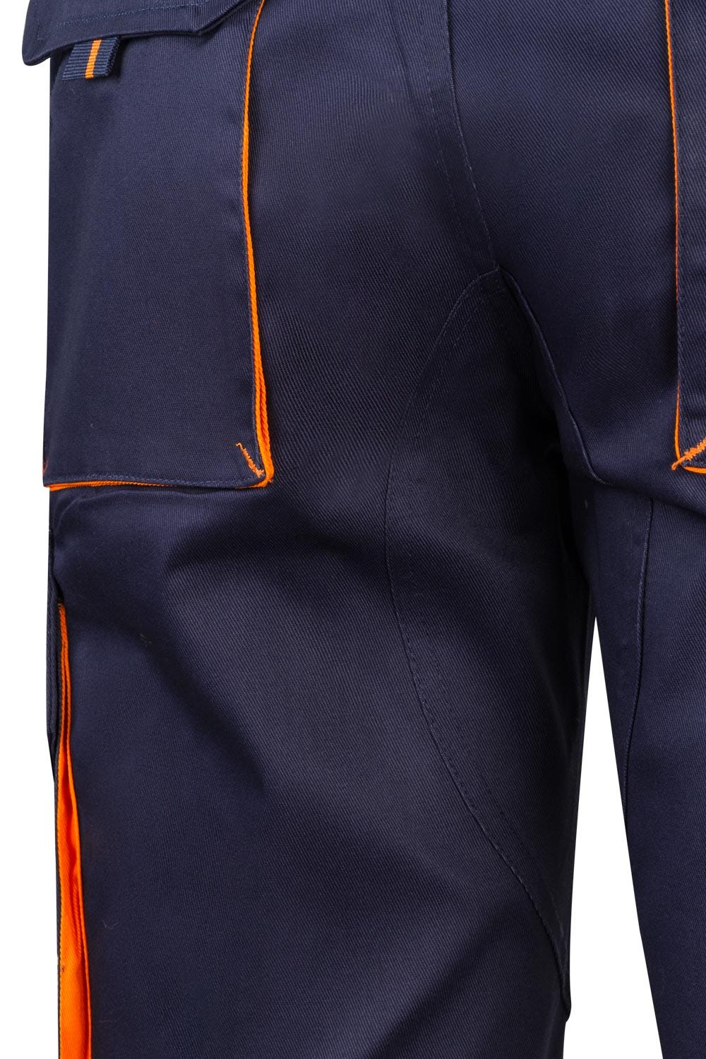 103007.BERMUDA BICOLOR AZUL MARINO/NARANJA 34