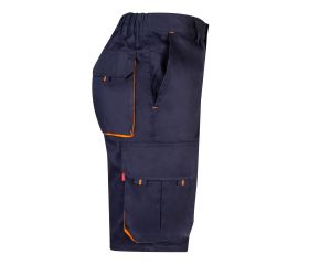 103007.BERMUDA BICOLOR AZUL MARINO/NARANJA 46