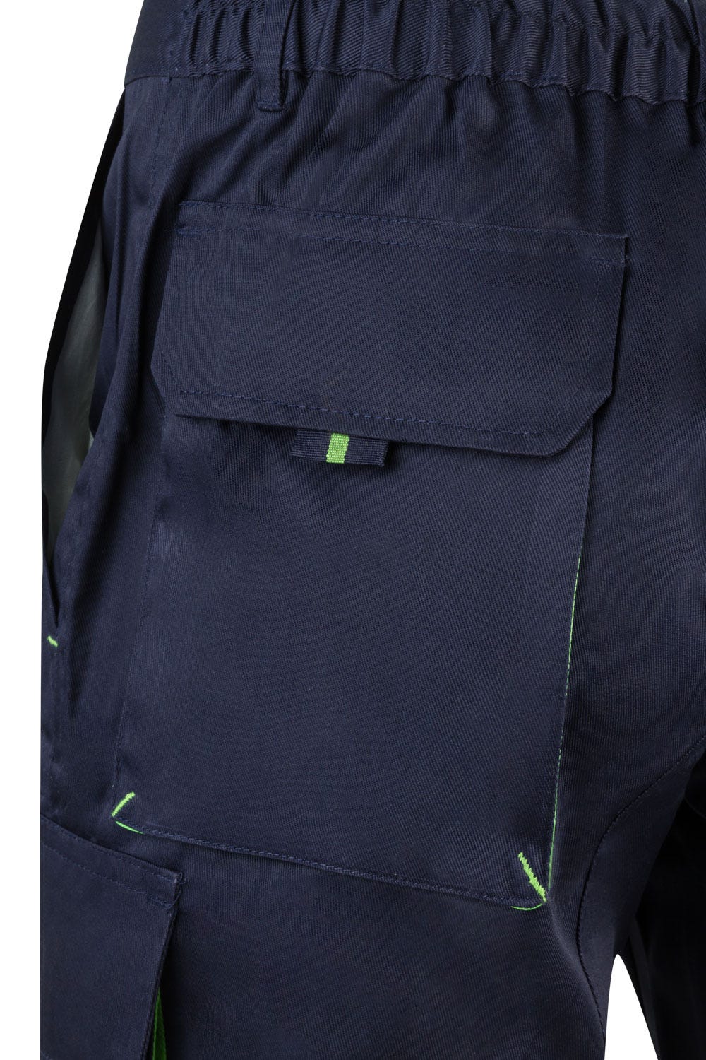 103007.BERMUDA BICOLOR AZUL MARINO/VERDE LIMA 34