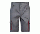 103007.BERMUDA BICOLOR GRIS/ROJO 34