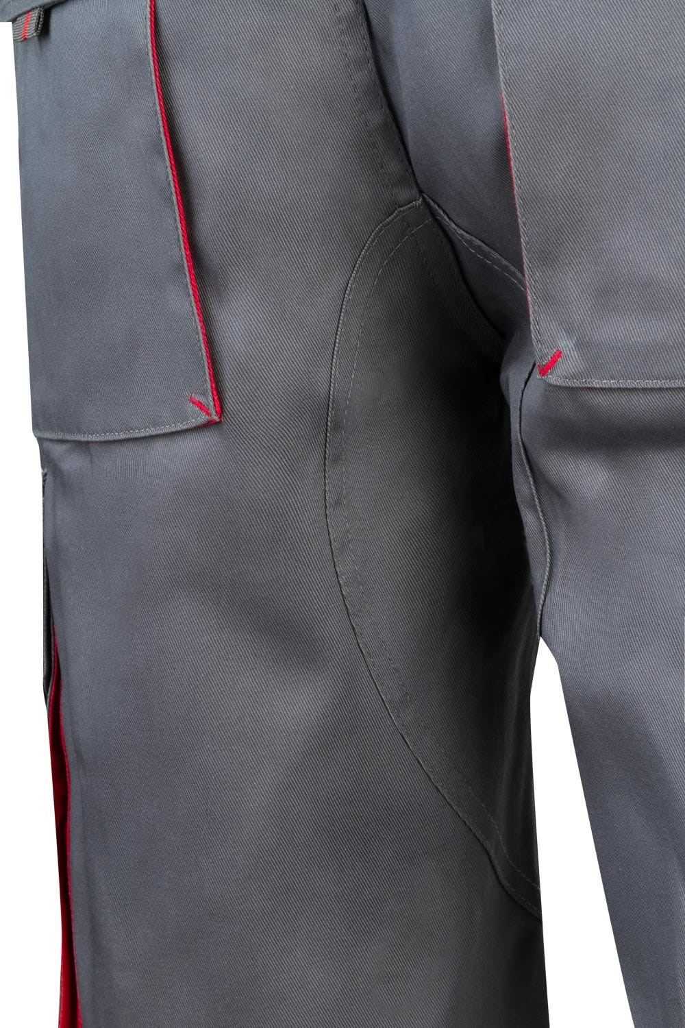 103007.BERMUDA BICOLOR GRIS/ROJO 34