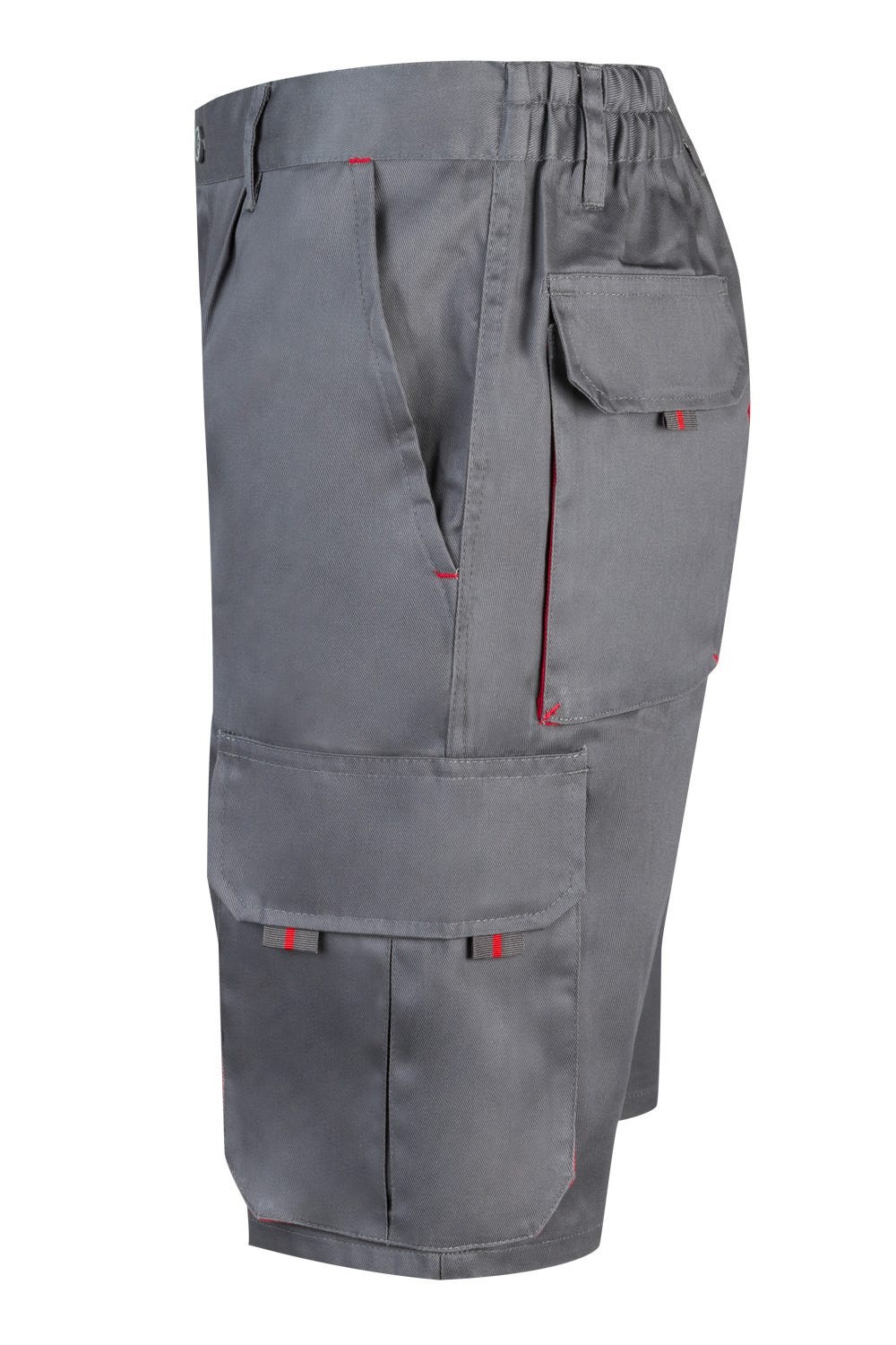 103007.BERMUDA BICOLOR GRIS/ROJO 34