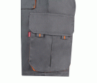 103007.BERMUDA BICOLOR GRIS/NARANJA 34