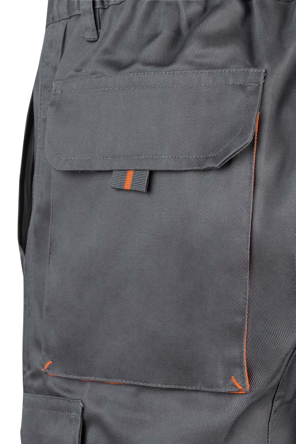 103007.BERMUDA BICOLOR GRIS/NARANJA 34