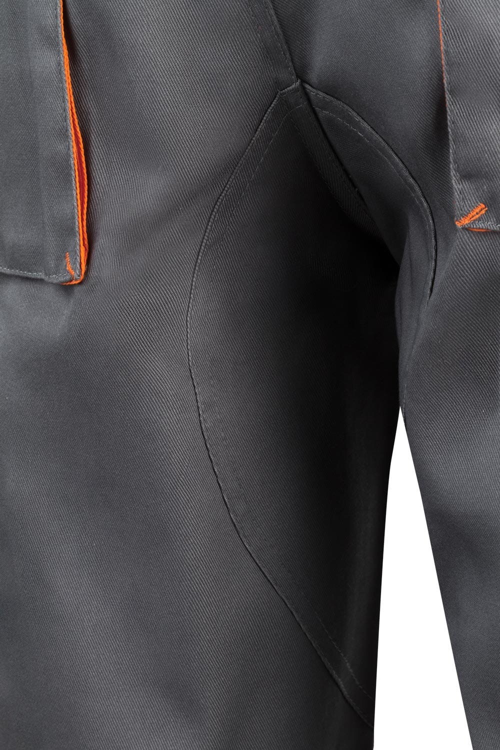 103007.BERMUDA BICOLOR GRIS/NARANJA 34