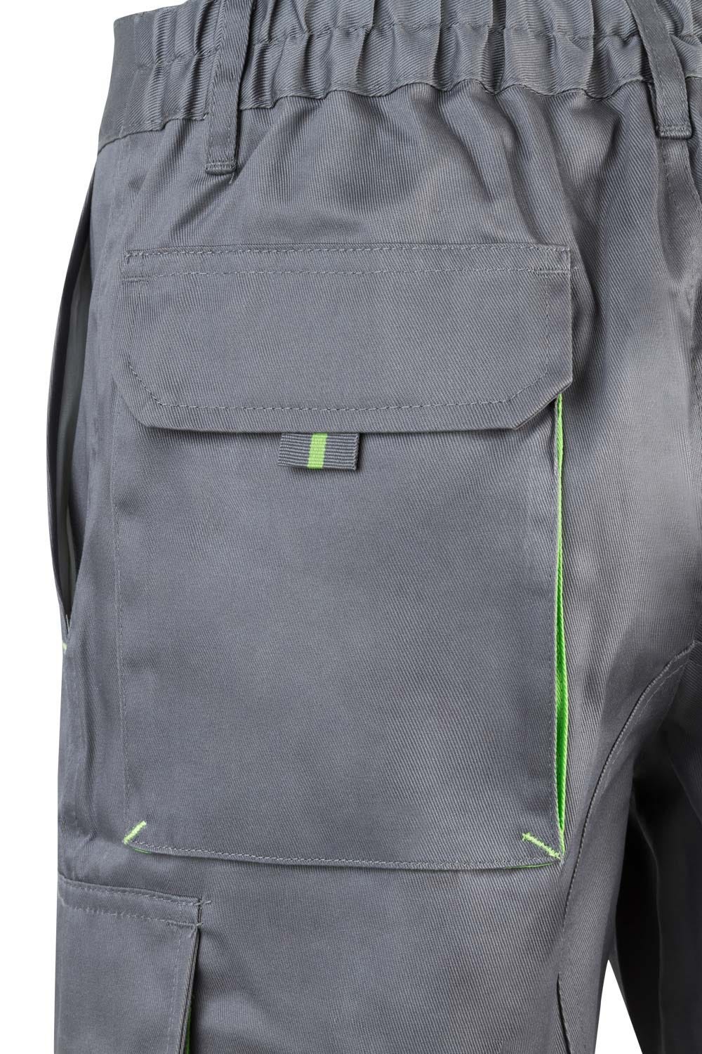 103007.BERMUDA BICOLOR GRIS/VERDE LIMA 34