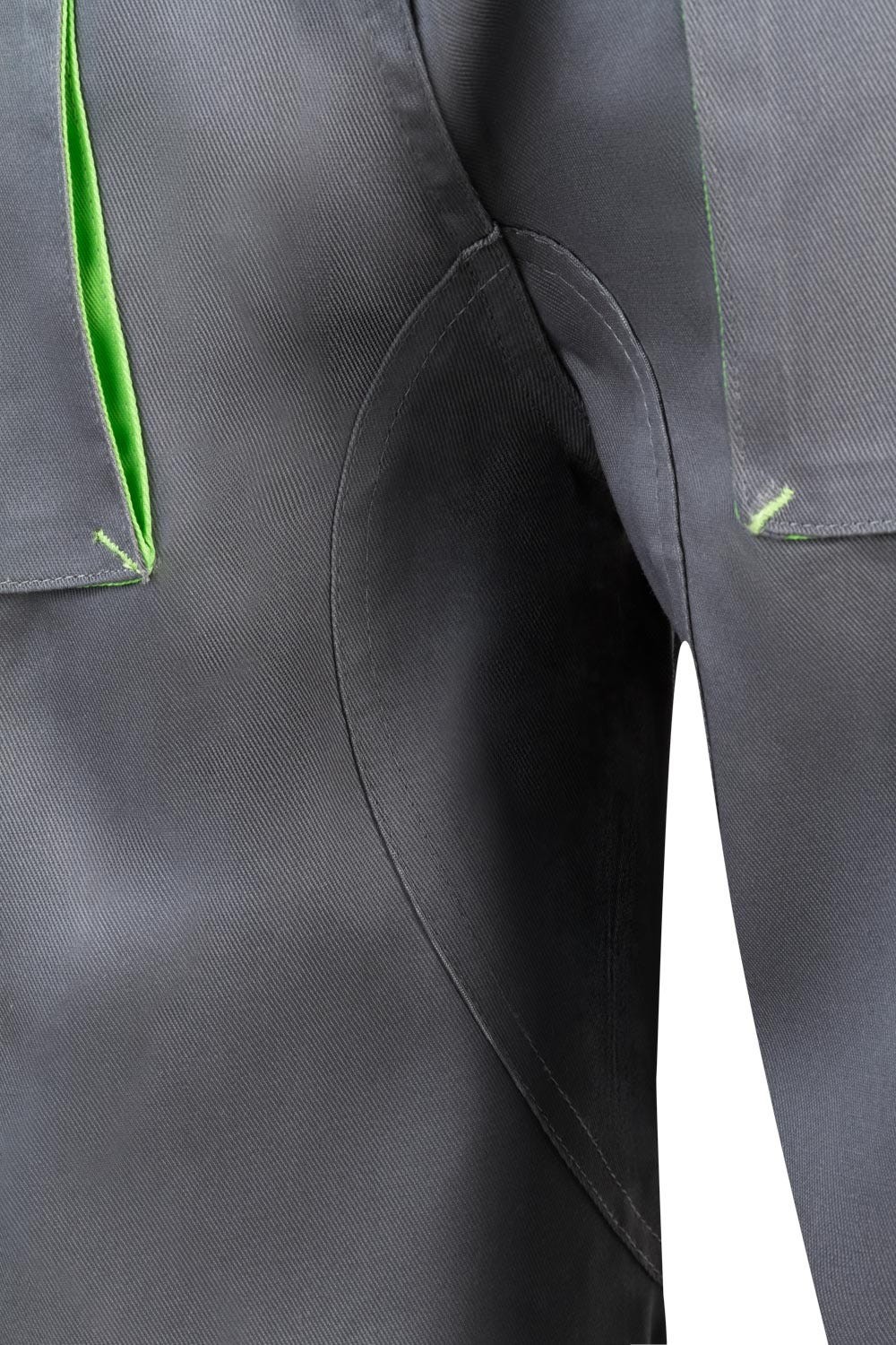 103007.BERMUDA BICOLOR GRIS/VERDE LIMA 34