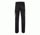 103008S.PANTALÓN STRETCH BICOLOR NEGRO/AMARILLO FLÚOR 34