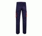 103008S.PANTALÓN STRETCH BICOLOR AZUL MARINO/NARANJA FLÚOR 34