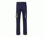 103008S.PANTALÓN STRETCH BICOLOR AZUL MARINO/AMARILLO FLÚOR 34