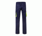 103008S.PANTALÓN STRETCH BICOLOR AZUL MARINO/AMARILLO FLÚOR 34