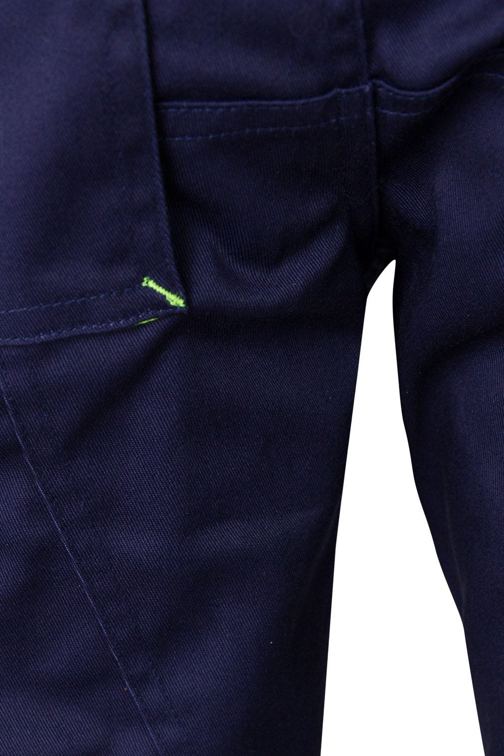 103008S.PANTALÓN STRETCH BICOLOR AZUL MARINO/AMARILLO FLÚOR 34