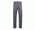 103008S.PANTALÓN STRETCH BICOLOR GRIS/NARANJA FLÚOR 34