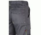 103008S.PANTALÓN STRETCH BICOLOR GRIS/AMARILLO FLÚOR 34