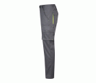 103008S.PANTALÓN STRETCH BICOLOR GRIS/AMARILLO FLÚOR 34
