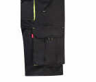 103010S.BERMUDA STRETCH BICOLOR NEGRO/AMARILLO FLÚOR 34