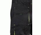 103010S.BERMUDA STRETCH BICOLOR NEGRO/AMARILLO FLÚOR 34