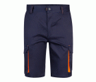 103010S.BERMUDA STRETCH BICOLOR AZUL MARINO/NARANJA FLÚOR 34