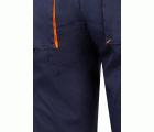 103010S.BERMUDA STRETCH BICOLOR AZUL MARINO/NARANJA FLÚOR 34