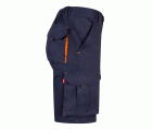 103010S.BERMUDA STRETCH BICOLOR AZUL MARINO/NARANJA FLÚOR 34