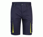 103010S.BERMUDA STRETCH BICOLOR AZUL MARINO/AMARILLO FLÚOR 34