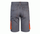 103010S.BERMUDA STRETCH BICOLOR GRIS/NARANJA FLÚOR 34