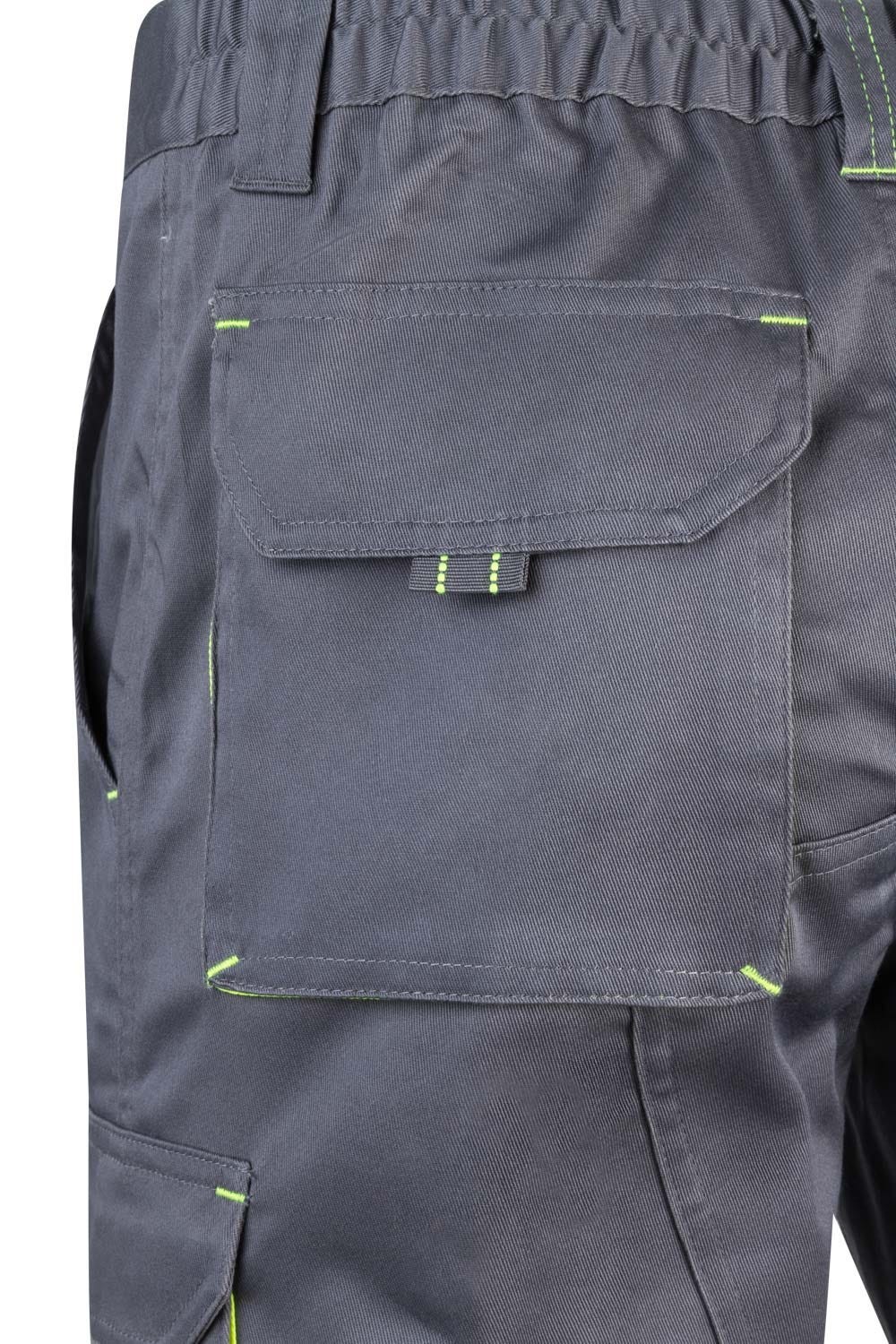 103010S.BERMUDA STRETCH BICOLOR GRIS/AMARILLO FLÚOR 34