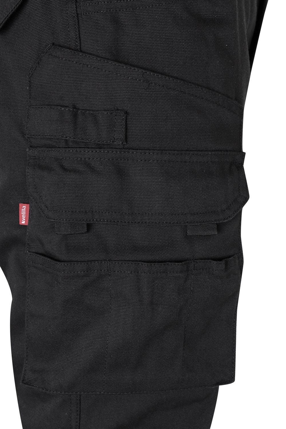 103011.PANTALÓN CANVAS NEGRO 2XL