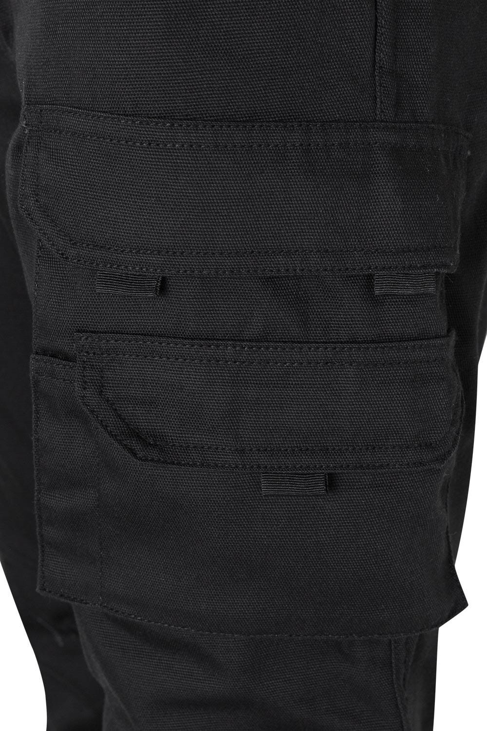 103011.PANTALÓN CANVAS NEGRO 2XL