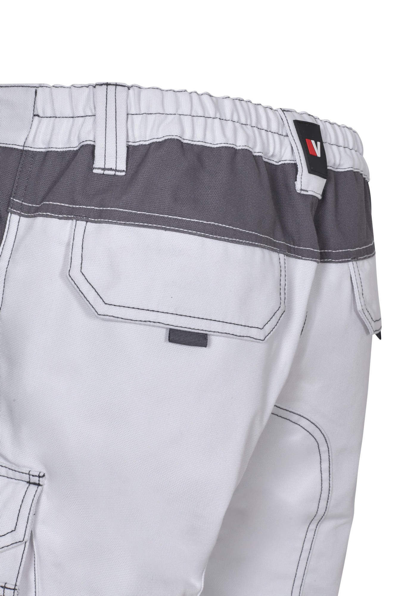 103011B.PANTALÓN CANVAS BICOLOR BLANCO/GRIS S