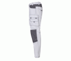 103011B.PANTALÓN CANVAS BICOLOR BLANCO/GRIS S