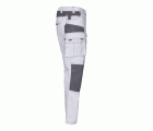 103011B.PANTALÓN CANVAS BICOLOR BLANCO/GRIS S