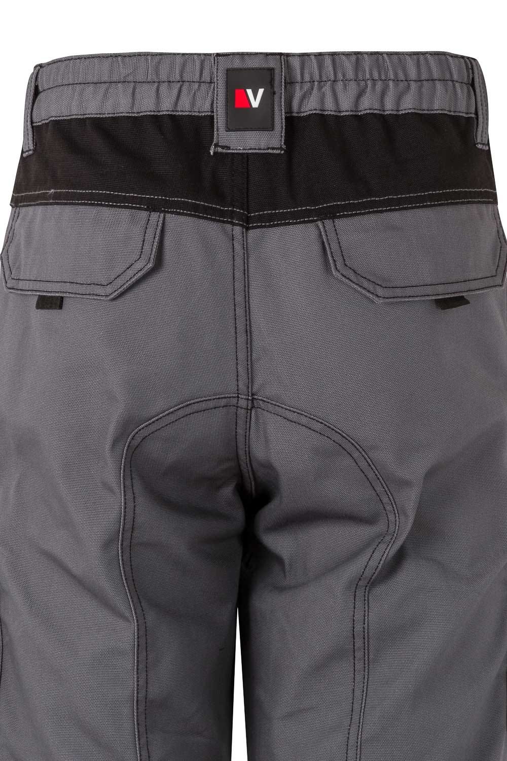 103011B.PANTALÓN CANVAS BICOLOR GRIS/NEGRO 2XL