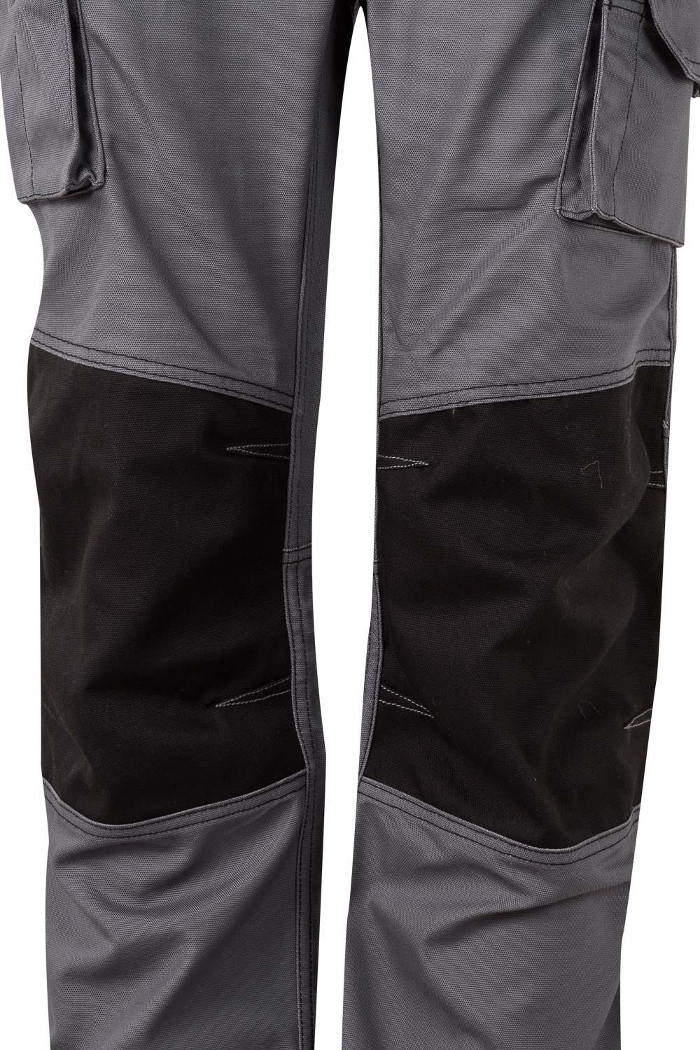 103011B.PANTALÓN CANVAS BICOLOR GRIS/NEGRO 2XL