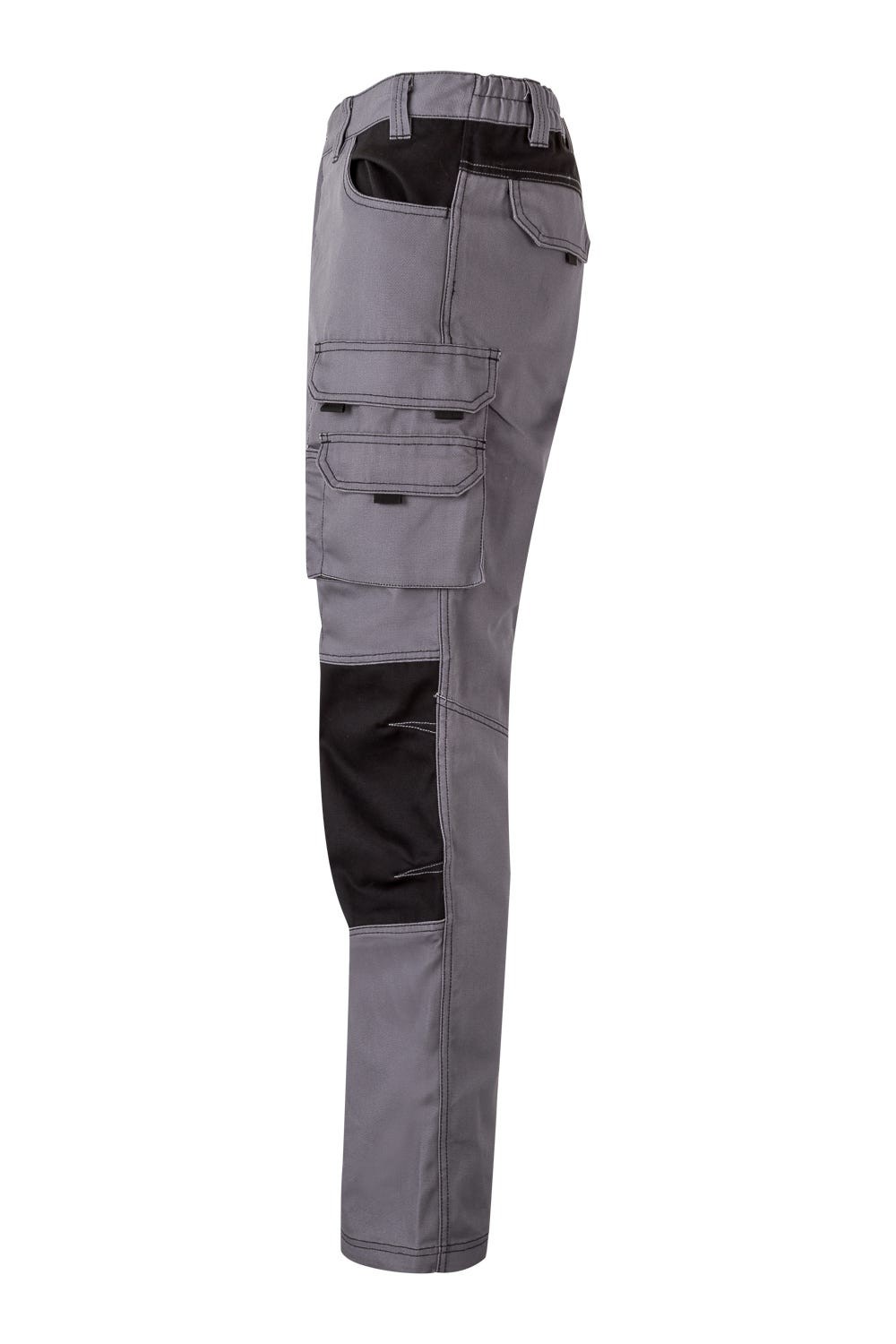 103011B.PANTALÓN CANVAS BICOLOR GRIS/NEGRO 2XL