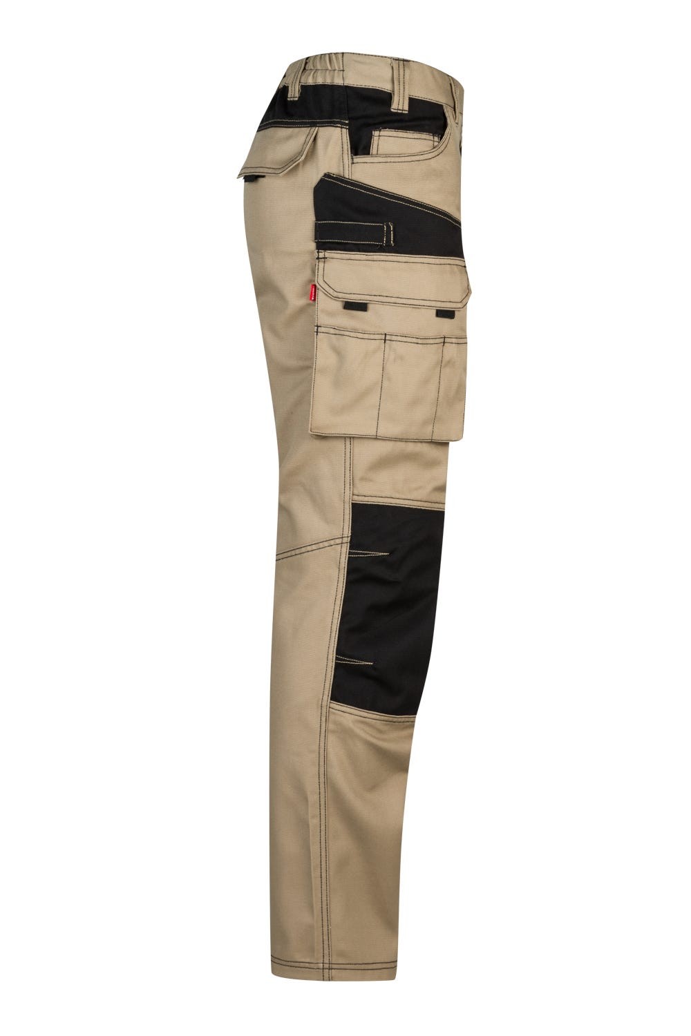 103011B.PANTALÓN CANVAS BICOLOR BEIGE ARENA/NEGRO 2XL