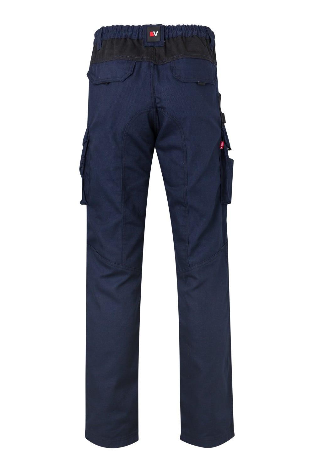 103011B.PANTALÓN CANVAS BICOLOR AZUL NAVY/NEGRO 2XL