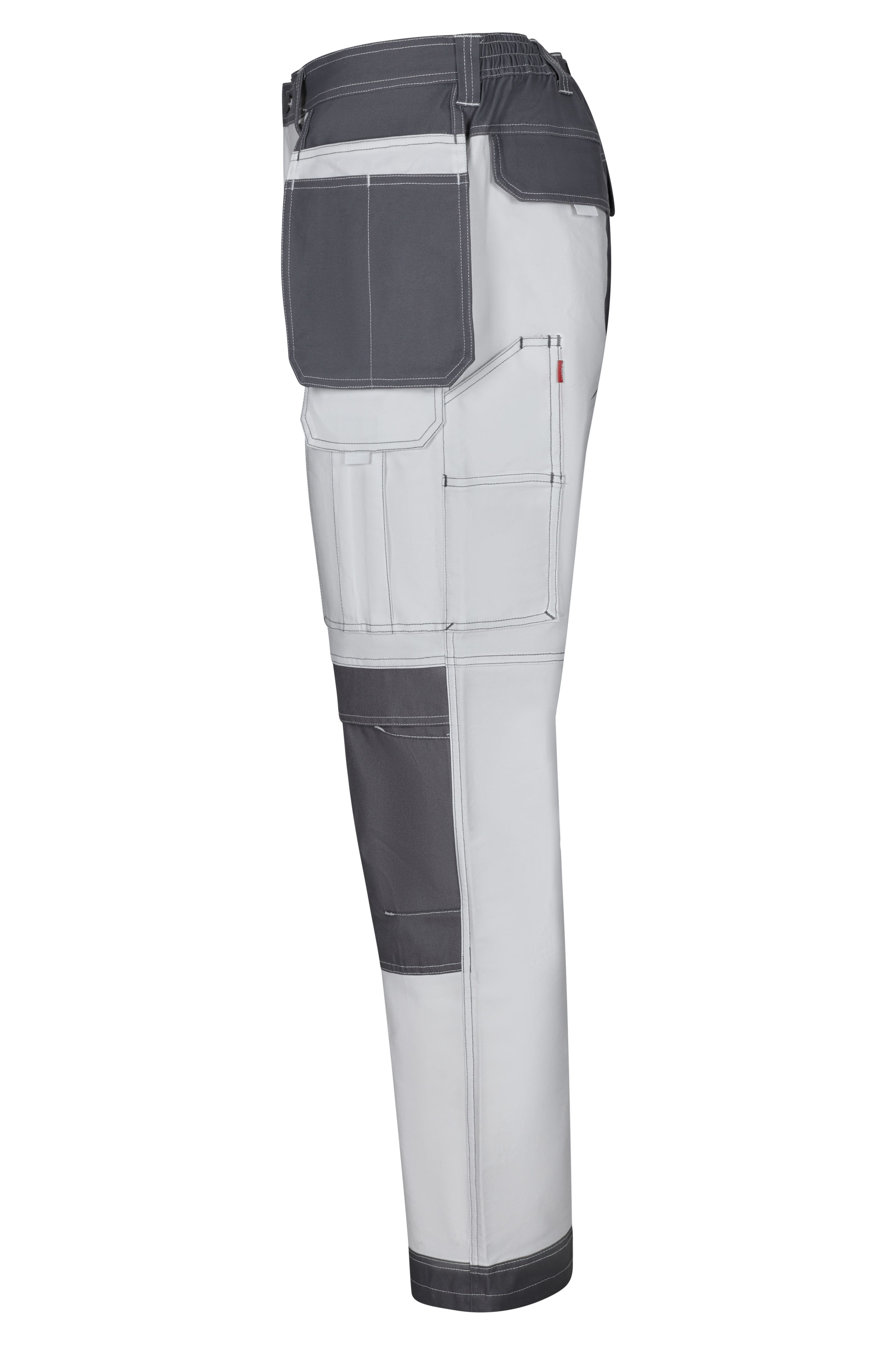 103019S.PANTALÓN CANVAS STRETCH BLANCO/GRIS S