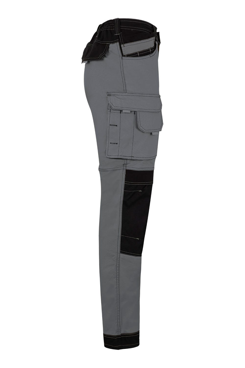 103019S.PANTALÓN CANVAS STRETCH GRIS/NEGRO 2XL