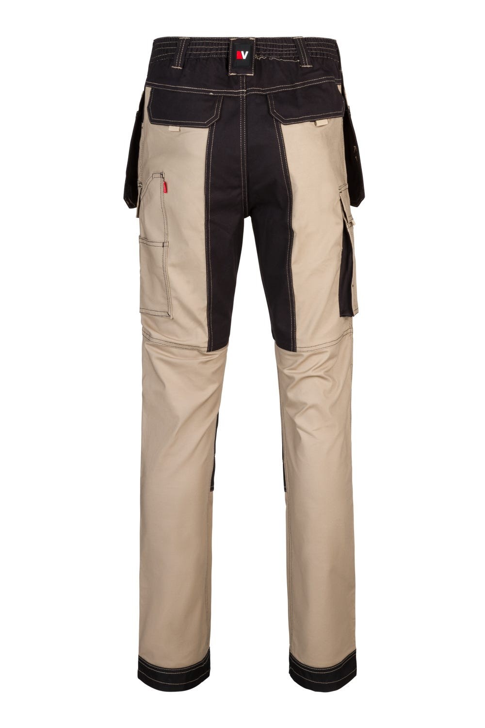 103019S.PANTALÓN CANVAS STRETCH BEIGE ARENA/NEGRO 2XL