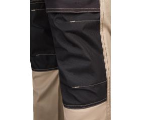 103019S.PANTALÓN CANVAS STRETCH BEIGE ARENA/NEGRO 3XL