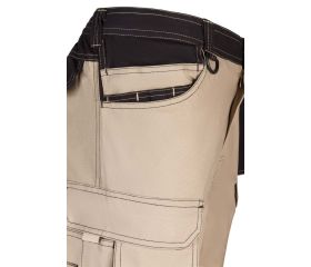 103019S.PANTALÓN CANVAS STRETCH BEIGE ARENA/NEGRO 3XL