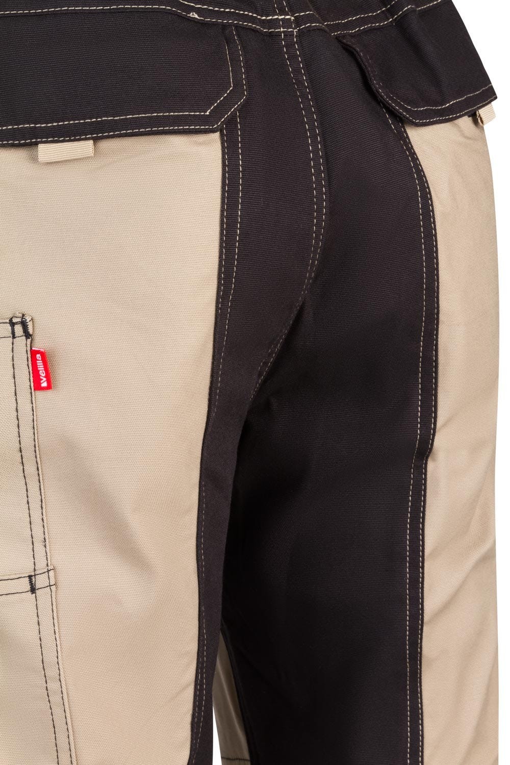 103019S.PANTALÓN CANVAS STRETCH BEIGE ARENA/NEGRO 2XL