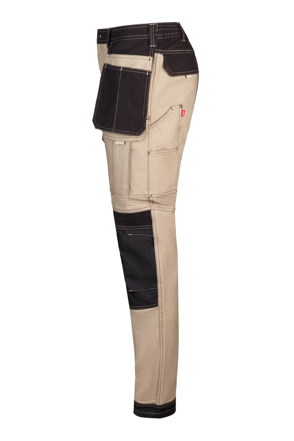 103019S.PANTALÓN CANVAS STRETCH BEIGE ARENA/NEGRO 2XL