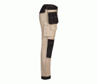 103019S.PANTALÓN CANVAS STRETCH BEIGE ARENA/NEGRO 2XL