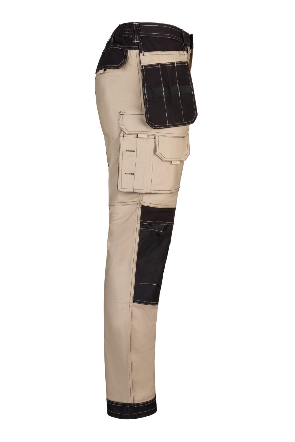 103019S.PANTALÓN CANVAS STRETCH BEIGE ARENA/NEGRO 2XL