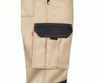 103020B.PANTALÓN BICOLOR BEIGE ARENA/NEGRO 34