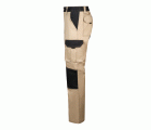 103020B.PANTALÓN BICOLOR BEIGE ARENA/NEGRO 34