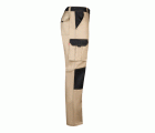 103020B.PANTALÓN BICOLOR BEIGE ARENA/NEGRO 34